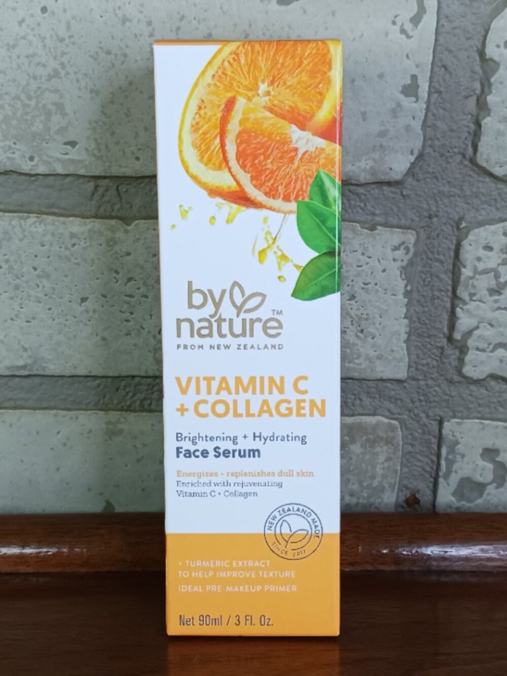 By Nature Vitamin C + Collagen Brightening + Hydrating Face Serum 3 fl oz